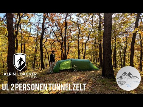 Das beste UL 2 Personen Tunnelzelt?unter 2kg und 200€! - Alpin Loacker Hiking 2 Review