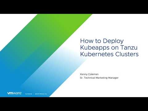 How to Install Kubeapps Using vSphere with Tanzu and Tanzu Kubernetes Clusters