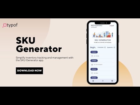 SKU Generator -Typof video thumbnail