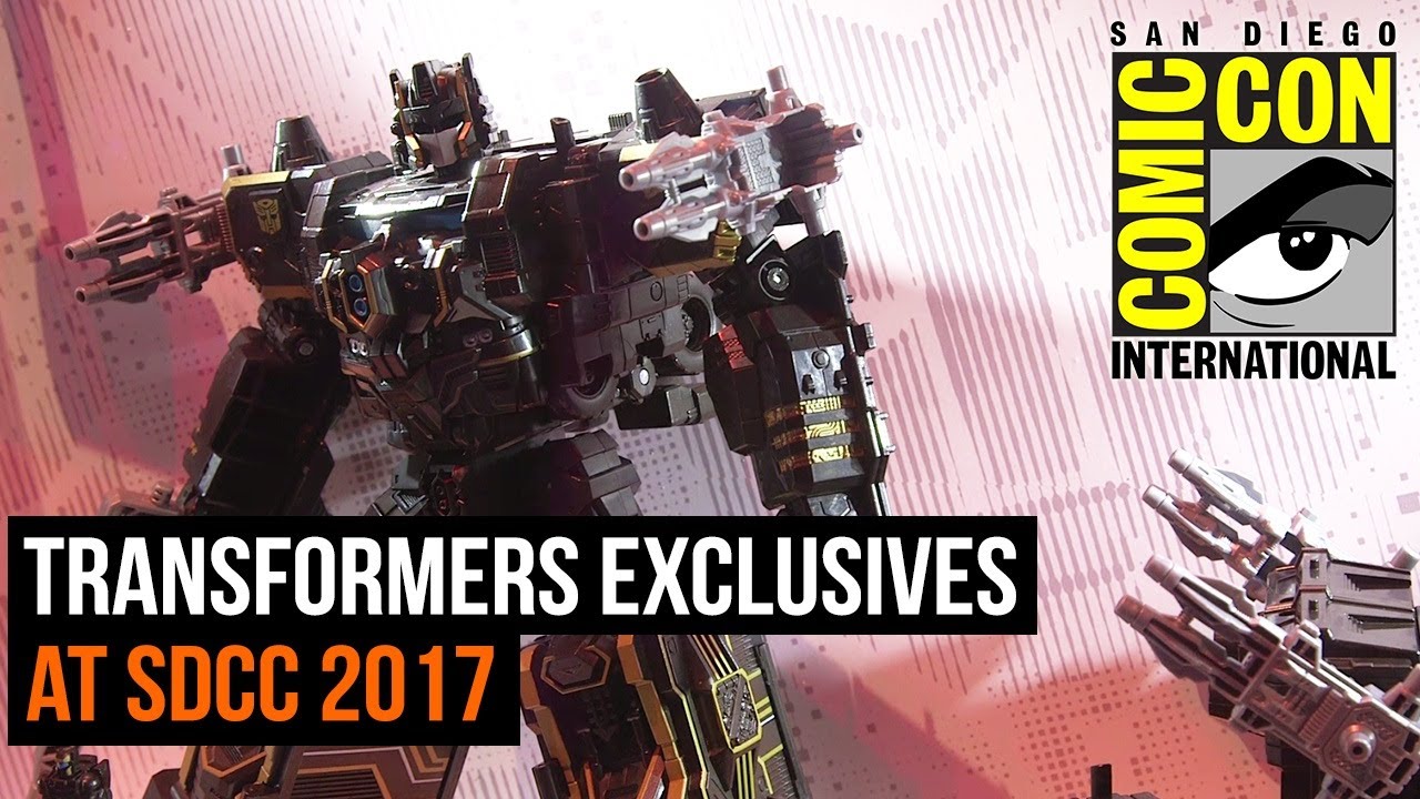 Transformers exclusives at SDCC - YouTube