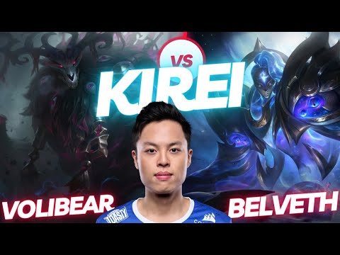 KIREI | VOLIBEAR VS BELVETH | JNG GAMEPLAY | Patch 14.7 / Season 14 | #LeagueofLegends