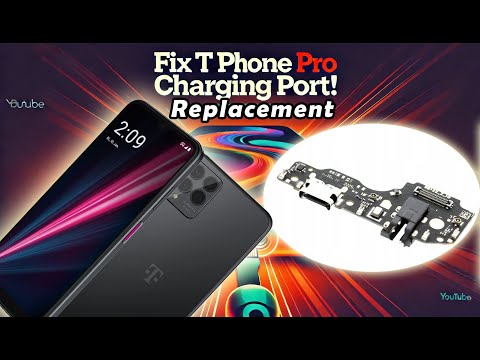 T Phone Pro 5G REVVL 6 Charging Port Replacement Repair Tutorial / Naprawa ładowania telefonu