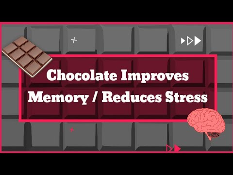 ◀ Chocolate Improves Memory  Reduces Stress ◾DO YOU KNOW #5