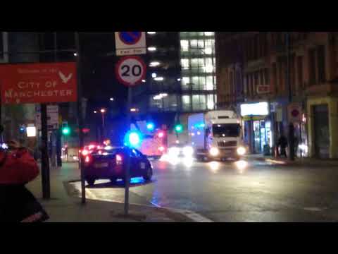 Greater Manchester Fire and Rescue Service Volvo FL Pump responding