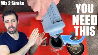 How to Mix 2 Stroke Fuel | EASIEST WAY