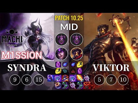 MCX M1ssion Syndra vs Viktor Mid - KR Patch 10.25