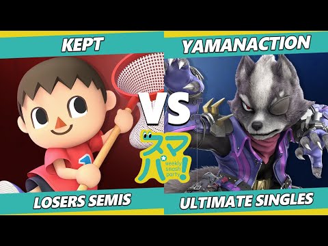 WSP 51 Losers Semis - kept (Villager) Vs. Yamanaction (Wolf) SSBU Ultimate Tournament