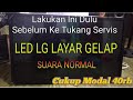 Layar Gelap Tapi Ada Suara Smart Tv Led LG