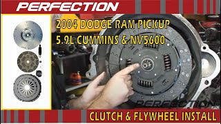 2004 Dodge Ram Pickup w/ 5.9L Cummins &amp; NV5600 - Clutch and Flywheel Install