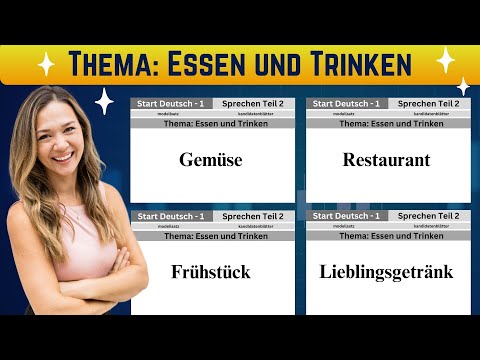 Essen und Trinken | A1 German Goethe Exam Vocabulary and Tips
