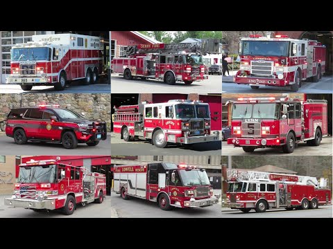 Fire Trucks Responding Compilation - Best of 2022