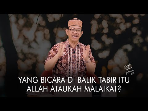 Cangkir Tasawuf Modern eps. 213 - YANG BICARA DI BALIK TABIR ITU ALLAH ATAUKAH MALAIKAT?