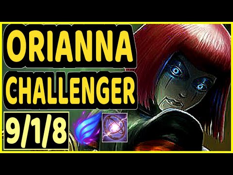 UCAL (ORIANNA) - 9/1/8 KDA CHALLENGER GAMEPLAY - KR