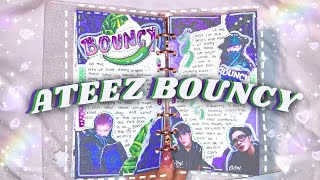Kpop Journal With Me 🌶️ ATEEZ BOUNCY | Aesthetic Six Ring Binder ✧˖°. Relaxing