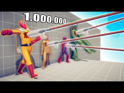 1.000.000 DAMAGE PIKE vs UNITS TOURNAMENT - TABS | Totally Accurate Battle Simulator 2023