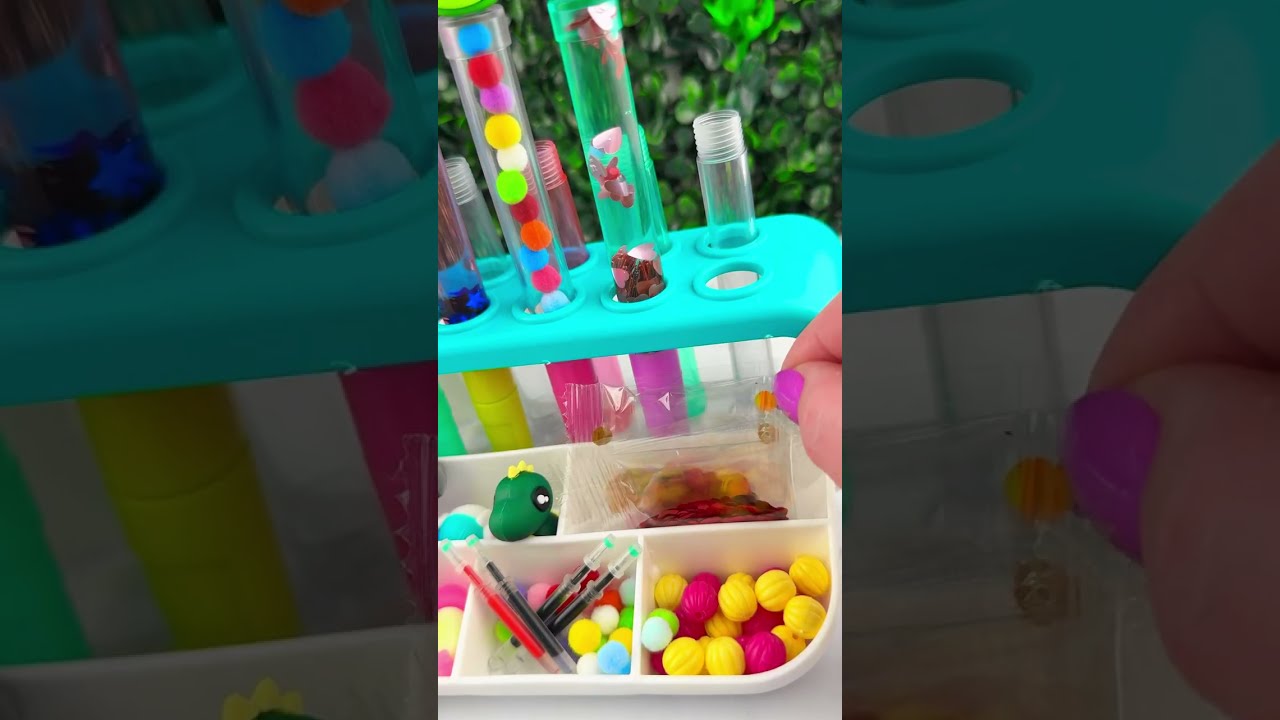 Mini DIY Fidget Pen Maker Studio Satisfying Video ASMR! #asmr #fidgets  🦄🩷