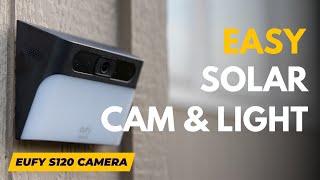 Illuminate Your Home Security // eufy Solar Wall Light Cam S120