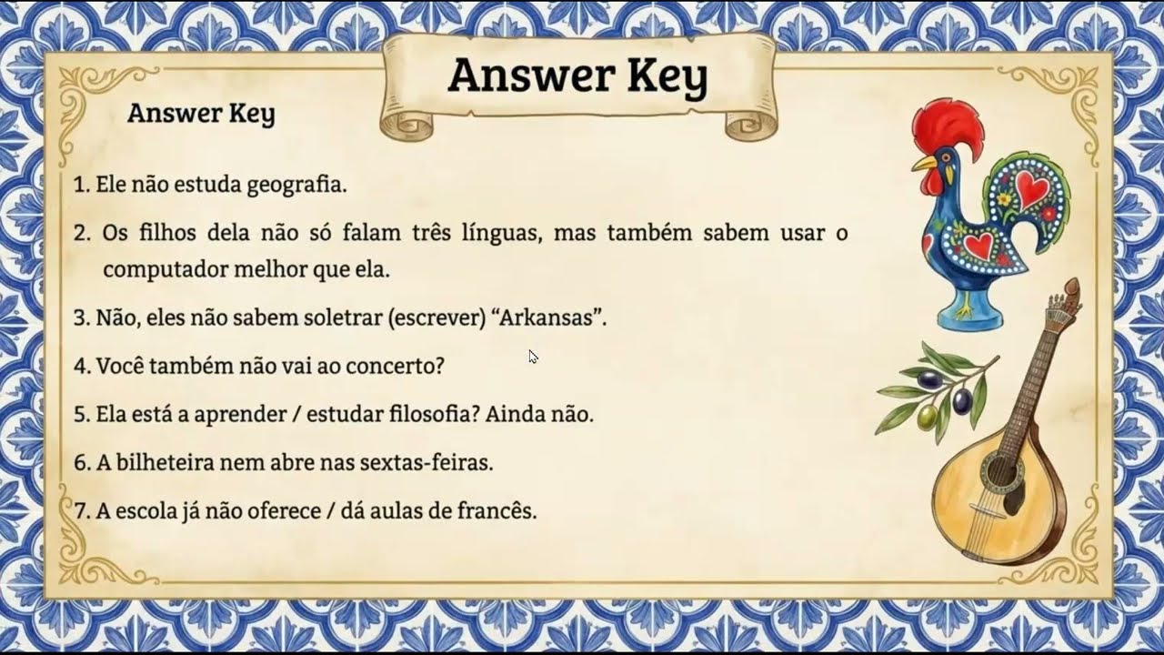 Aula 35 - Common Verbal Negatives