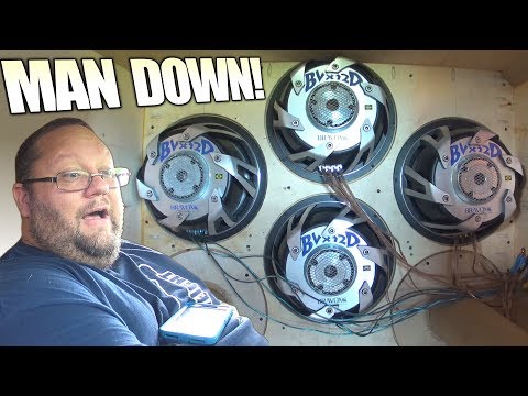 RARE SUBWOOFER Gets Blasted w/ 12" BRAVOX Sub & Big 4th Order Bandpass Build on Skar Audio DDX Subs