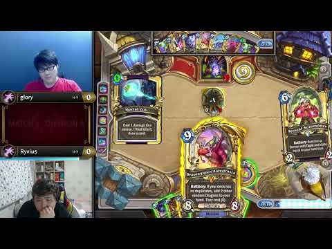 glory vs Ryvius - Division A - Hearthstone Grandmasters Asia-Pacific 2020 Season 1 - Week 7