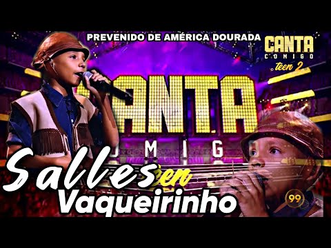 GUSTAVO SALLES VAQUEIRINHO EMPOLGA, OS 100 JURADOS com "A Morte do Vaqueiro"