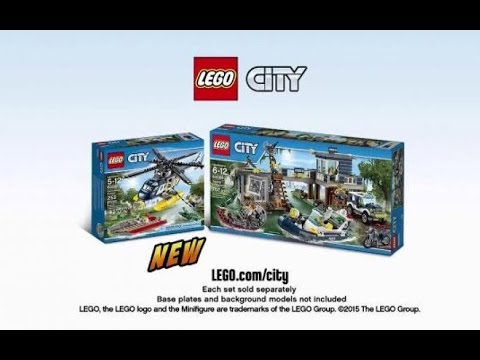 Toy Commercial 2015 - LEGO City Swamp Police Station - Helicopter Pursuit - Catch The Swamp Crook