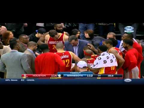 Nick Johnson game-winner: Houston Rockets at Minnesota Timberwolves