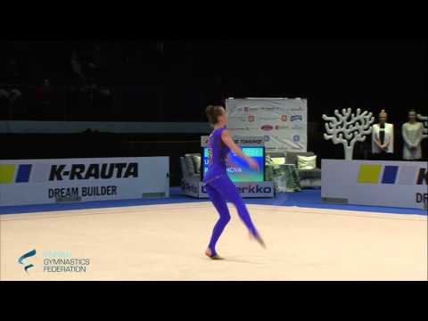 Rizatdinova Ganna Clubs - Rhythmic Gymnastics World Cup 2016 Espoo