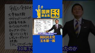 【国民民主党 切り抜き】　たまきチャンネル 30年で物価はどうなった？ #国民民主党 #玉木雄一郎 #たまきチャンネル