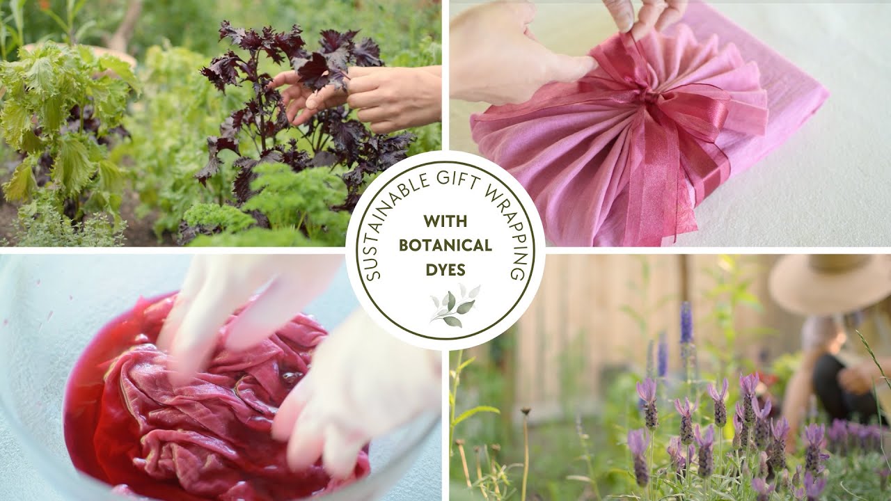 ASMR - Embrace Nature: Sustainable Wrapping with Botanical Dyes