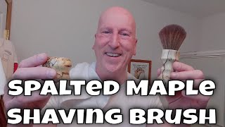INDYBRUSHWORX Spalted Maple Shaving Brush