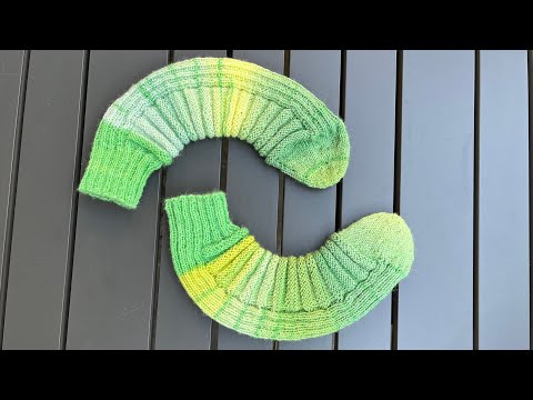 Bananensocken stricken