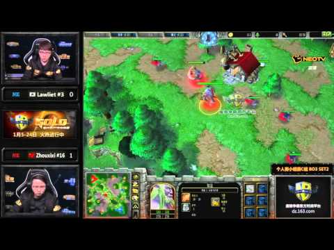 WC3 Golden Championship Series NetEase 2015/16 Lawliet (NE) vs Zhouxixi (NE) G2