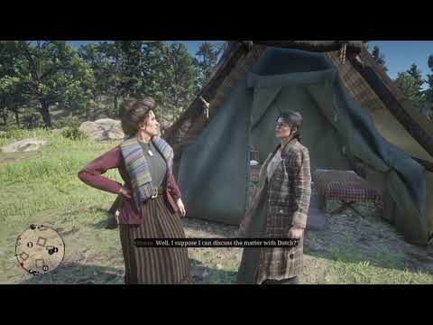 Old Hag Grimshaw Wants Abigail To Prostitute Herself Again And She Refuses - Red Dead Redemption 2