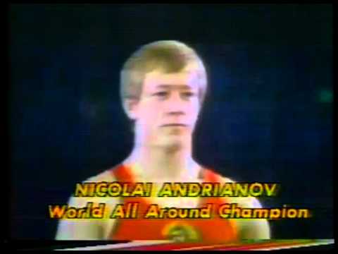 Gymnastics -  1978 USSR Team Exhibition - With Nellie Kim & Nicolai Andrianov imasportsphile.com