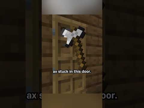 axe in door