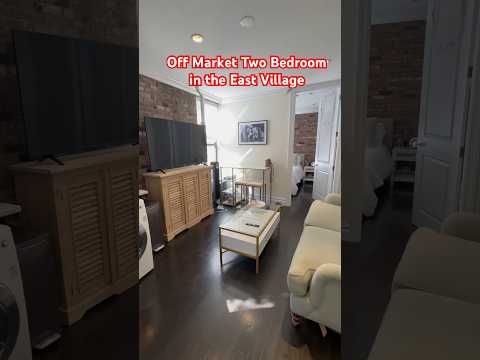 2 bedroom apartment tour in the East Village! #apartmenttour #nyc #newyork #newyorkcity