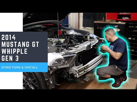 2014 Mustang GT - Whipple Gen 3 Install and Dyno