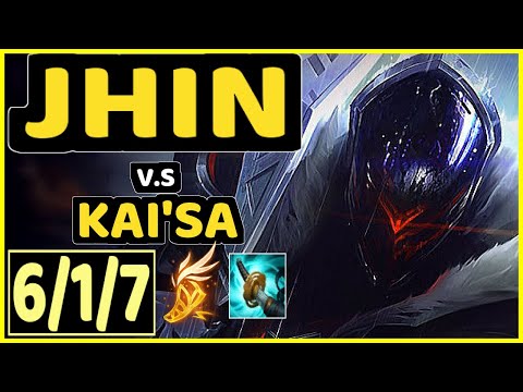 APOLLO (JHIN) vs KAI'SA - 6/1/7 KDA BOTTOM ADC GAMEPLAY - NA Ranked MASTER
