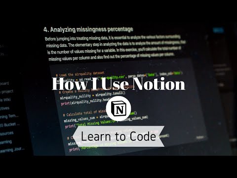 How I Use Notion for Studying - Learn to Code with...