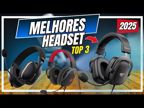 MELHORES HEADSETS GAMERS ECONÔMICOS 2025!