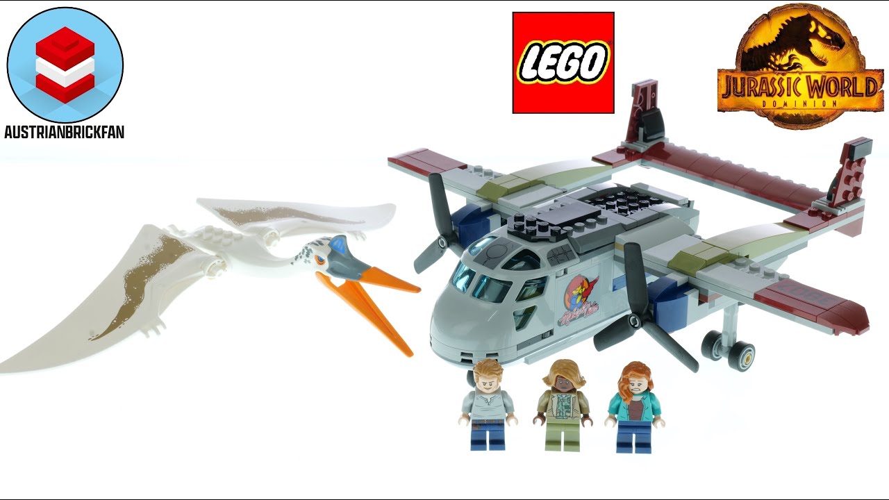 LEGO Jurassic World - Quetzalcoatlus - Prepadnutie lietadla