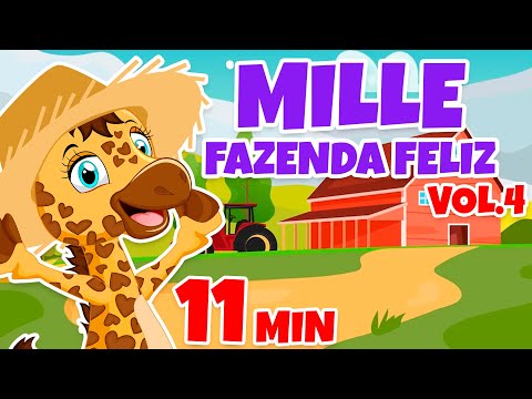 Mille Fazenda Feliz Vol. 4 - Giramille 11 min | Desenho Animado Musical