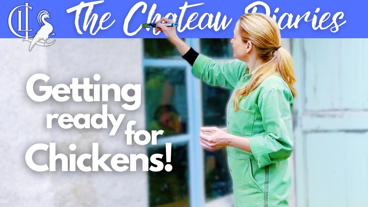 Finishing the Chateau's Chicken Coop for our New Chickens! | Palais Poulet 🐓