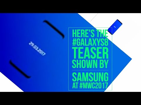 Here's the #GalaxyS8 teaser shown by Samsung at #MWC2017 - SStech