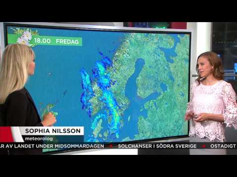 Så blir helgvädret - Nyheterna (TV4)