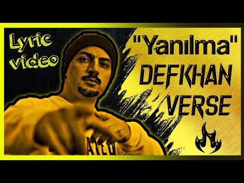 "Yanılma" Defkhan verse | Lyric video