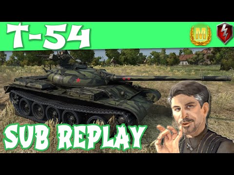 T-54 WOT Blitz Sub Replay - Good use of terrain | Littlefinger on World of Tanks Blitz