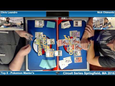 ARGCS Springfield Pokemon TCG Master's Top 8 - Chris Leandro vs Nick Chimento - 10-1-16