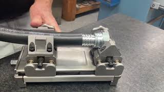 427 EZ ON Hose Press 1/4 in. to 1 in. Hose [Stainless Steel] - video thumbnail 4